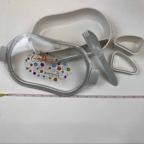 Lunch Kit with Spork & Dressing Container Food storage Lunch box - Picture 3 of 9